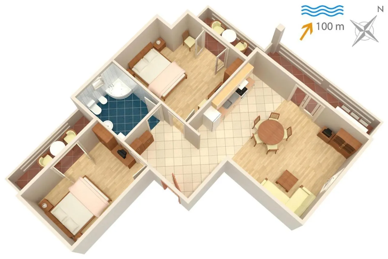 Apartment Kali 834A